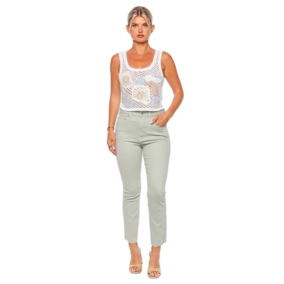 Veronica Beard - Carly Kick Flare Jeans - SIlver Sage